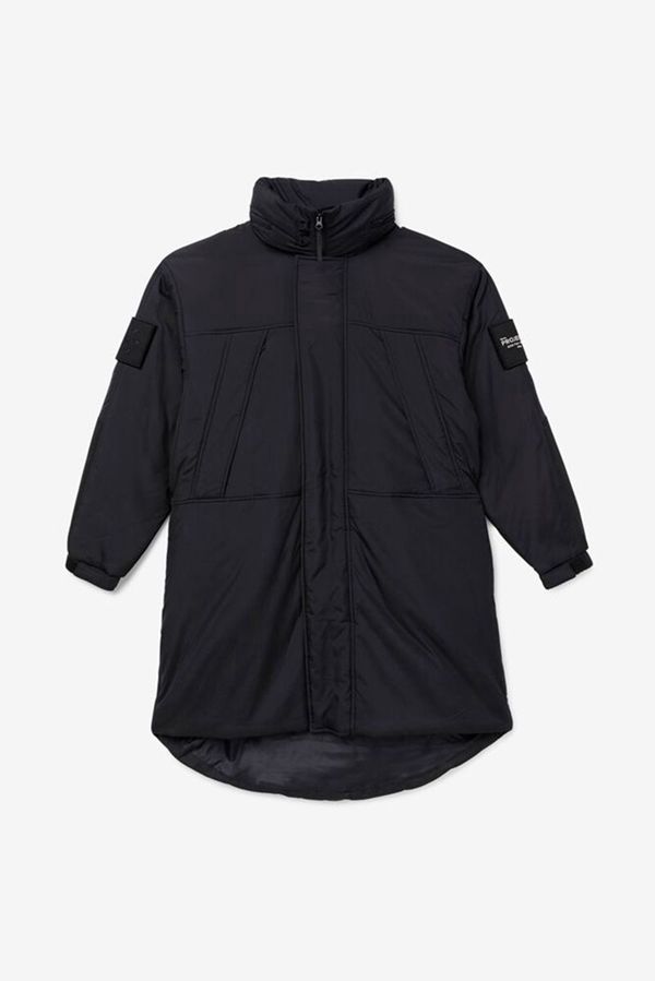 Fila Kabáty Damske Čierne - Project 7 Long Puffer Vypredaj - Slovakia 95687-SCZR